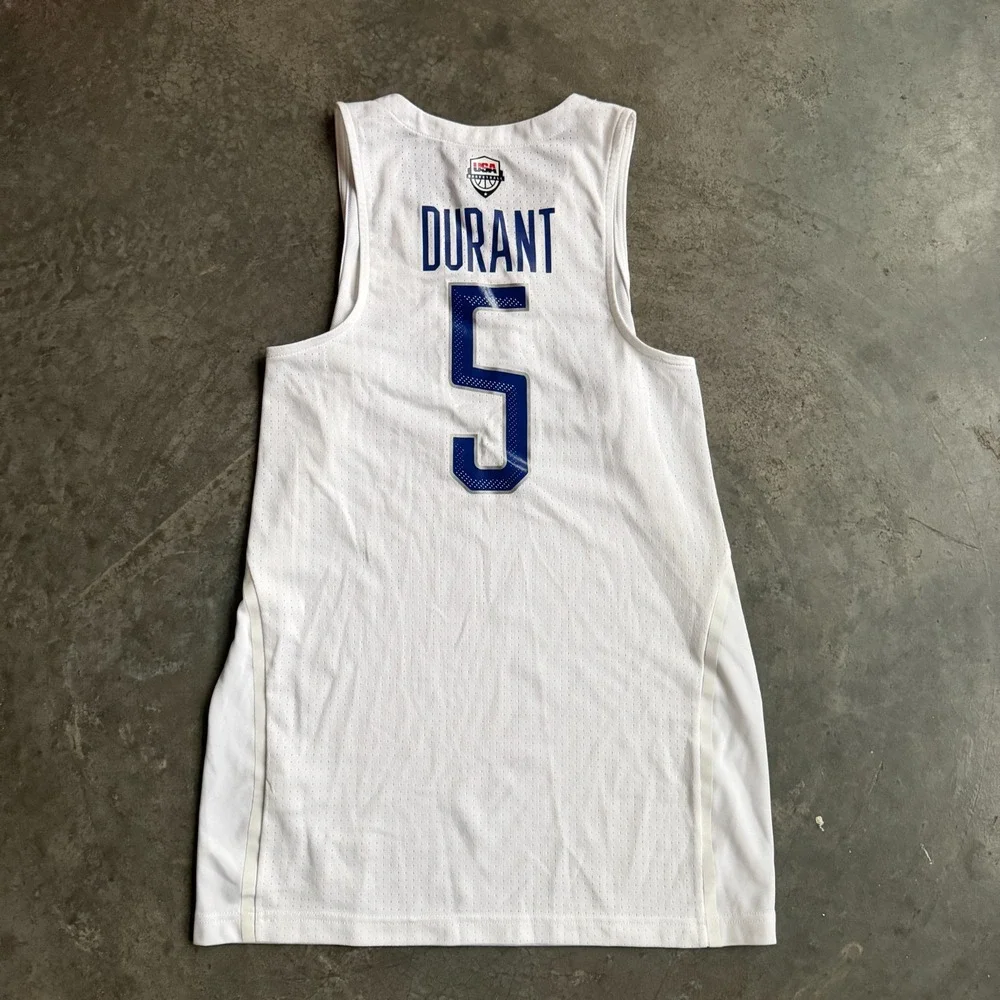 Nike USA National Team Basketball Jersey #5 Kevin Durant Mens Small Dri Fit